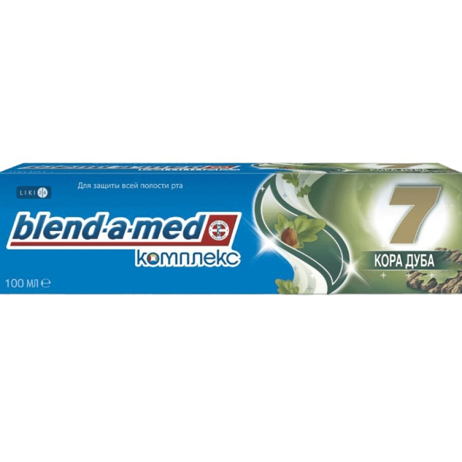 Зубная паста Blend-A-Med Комплекс 7 Кора Дуба, 100 мл: цены и характеристики