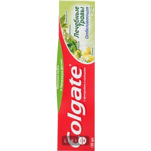 Зубна паста colgate herbal white цілющі трави 100 мл, відбілююча