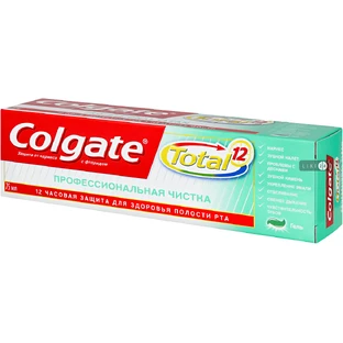 Зубна паста Colgate Total 12 Professional Clean гель, 75 мл