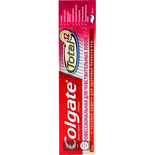 Зубная паста colgate total 12 professional sensitive 50 мл