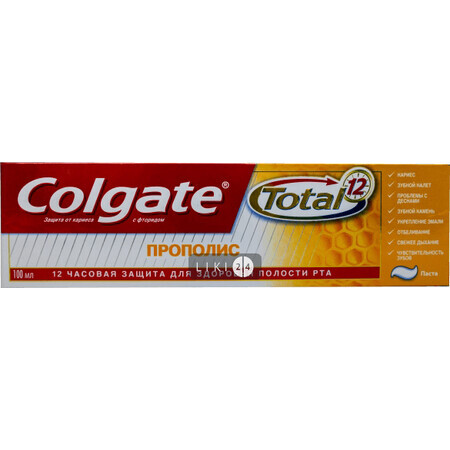 Зубная паста colgate total 12 propolis 100 мл