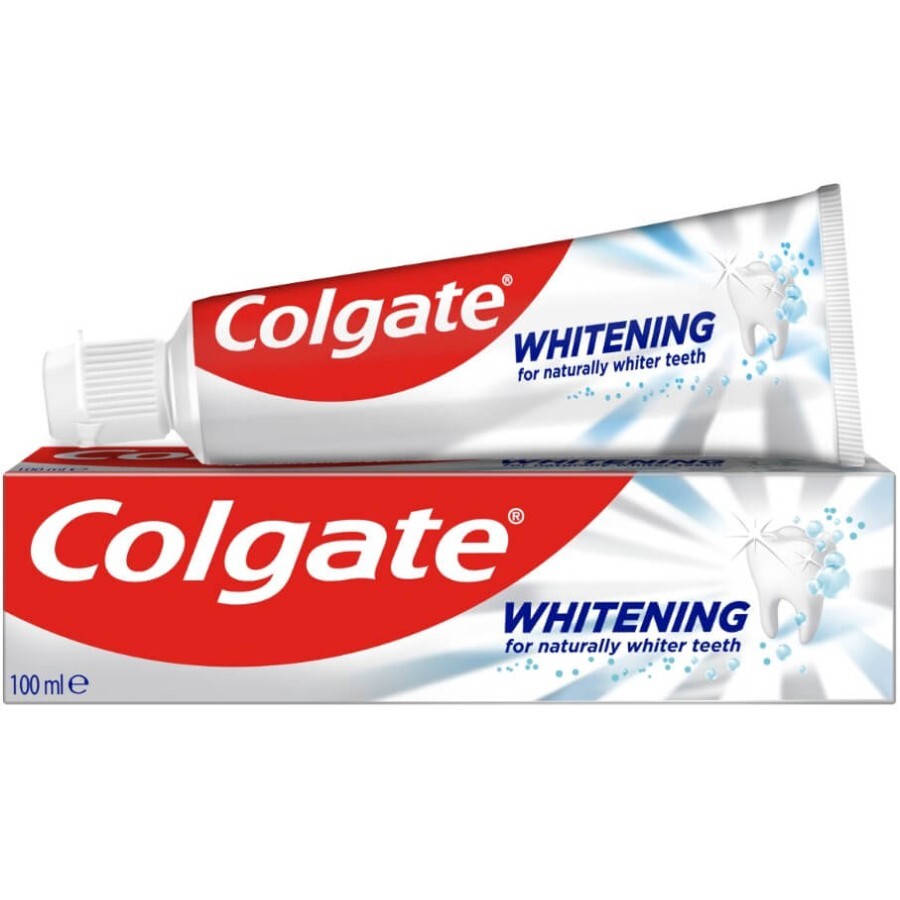 Зубна паста Colgate Whitening, відбілююча, 100 мл: ціни та характеристики