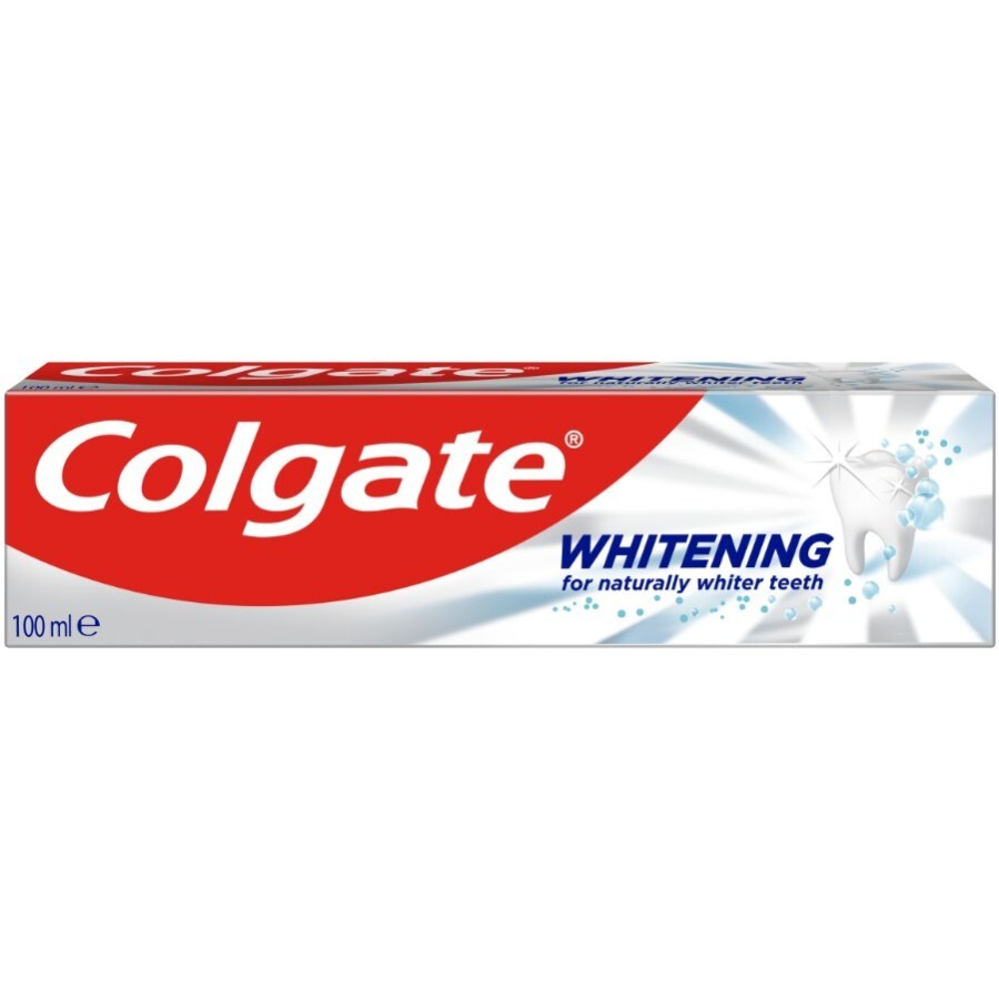 Зубна паста Colgate Whitening, відбілююча, 100 мл: ціни та характеристики