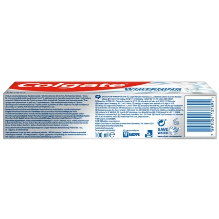Зубная паста Colgate Whitening, отбеливающая, 100 мл: цены и характеристики