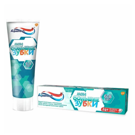 Зубна паста Aquafresh Мої великі зубки, 50 мл: ціни та характеристики