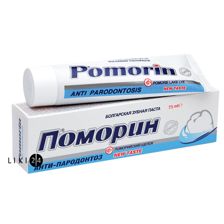 Зубная паста pomorin anti parodontosis 100 мл: цены и характеристики