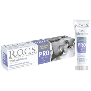 Зубная паста R.O.C.S. Fresh Mint про деликатное отбеливание, 135 мл