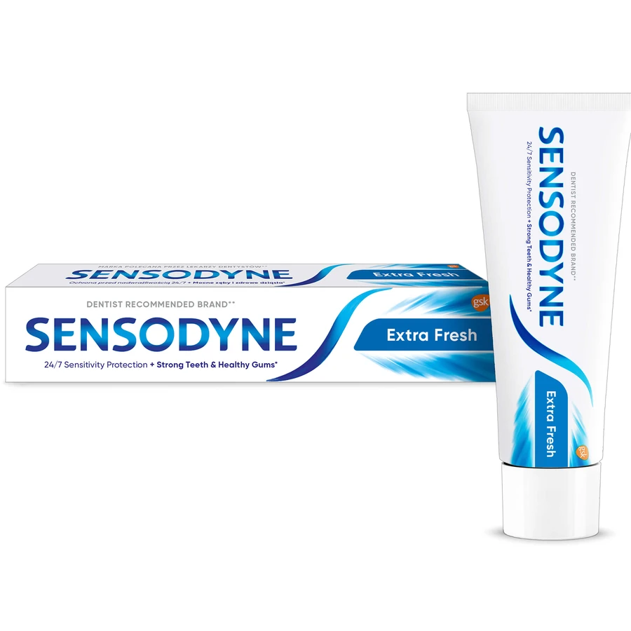 Зубна паста Sensodyne Екстра свіжість, 100 мл: ціни та характеристики