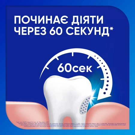Зубна паста Sensodyne Швидка дія відбілююча, 75 мл: ціни та характеристики