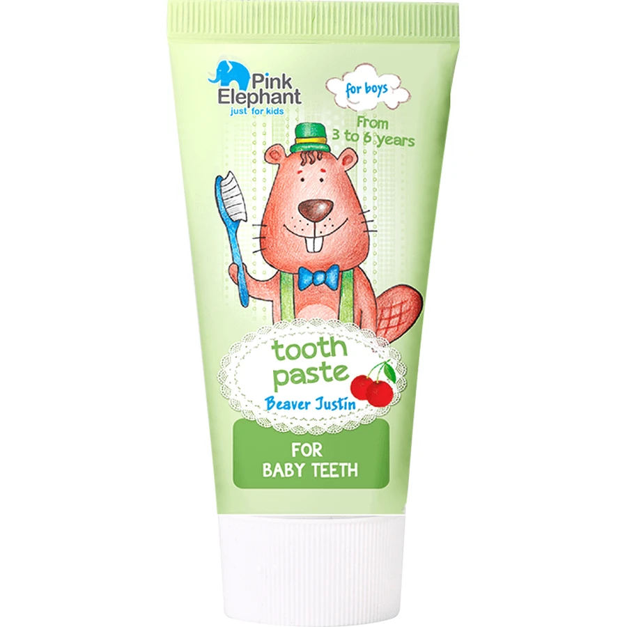 Зубная паста Pink Elephant Beaver Justin Бобер Джастин, 50 мл: цены и характеристики