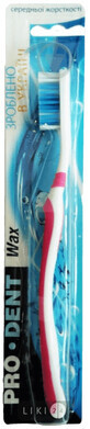 Зубна щітка Prodent Wax середньої жорсткості