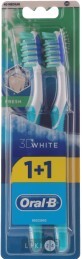 Зубна щітка Oral-B 3D White Fresh 40, середньої жорсткості 2 шт