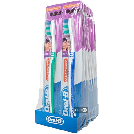 Зубна щітка Oral-B 3 Effect Classic 40 середньої жорсткості: ціни та характеристики