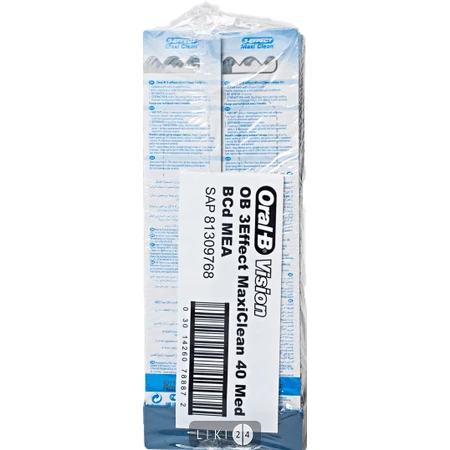 Зубна щітка Oral-B 3-Ефект Maxi Clean середньої жорсткості: ціни та характеристики