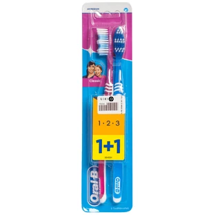 Зубна щітка Oral-B 3 Effect Natural Fresh середньої жорсткості 2 шт