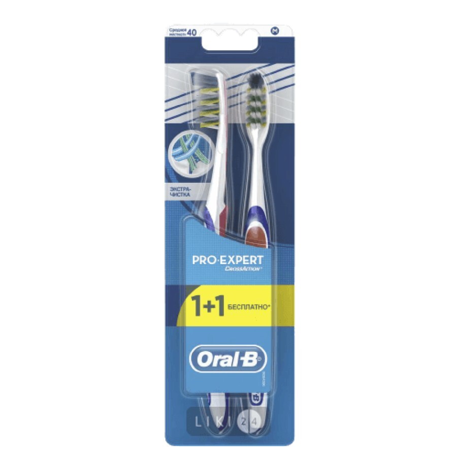Зубна щітка ORAL-B Exceed 40 Середня: ціни та характеристики