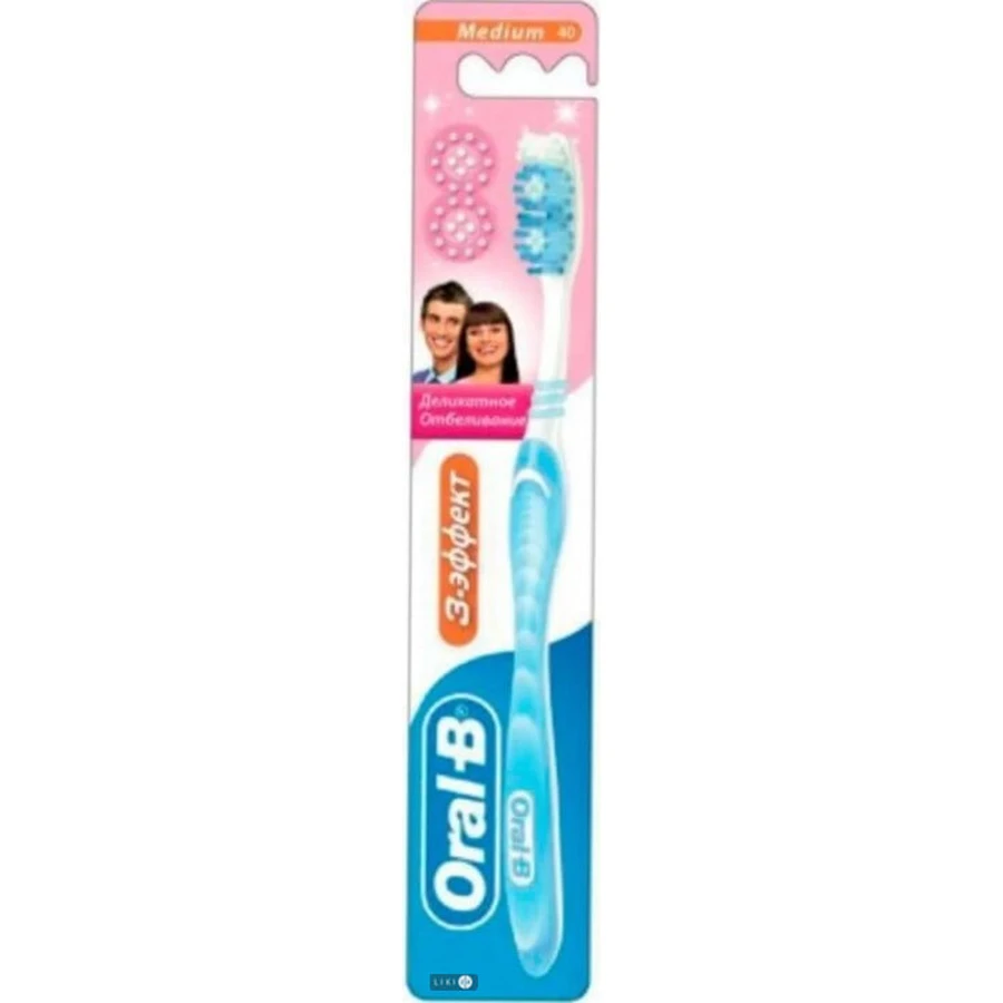 Зубна щітка "oral-b делікатне відбілювання" : ціни та характеристики