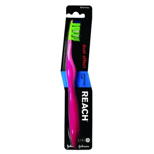 Зубная щетка Reach Dual Effect жесткая 1 шт