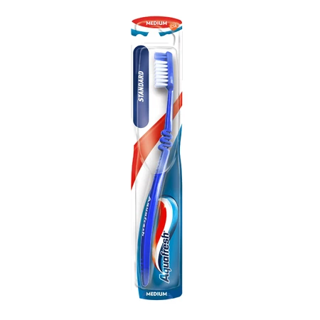 Зубная щетка Aquafresh Standart Medium средней жесткости: цены и характеристики