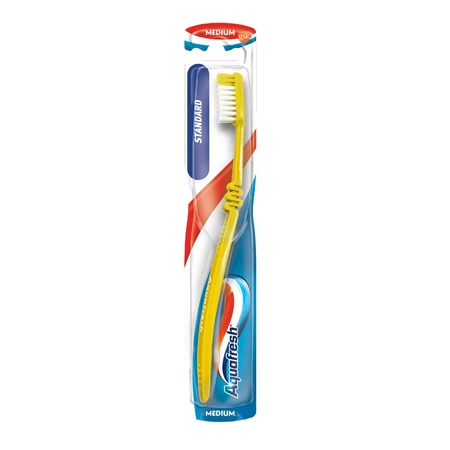 Зубная щетка Aquafresh Standart Medium средней жесткости: цены и характеристики