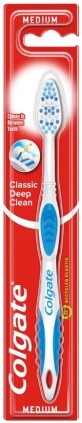 Зубна щітка Colgate Classic Deep Clean глибоке очищення, середньої жорсткості