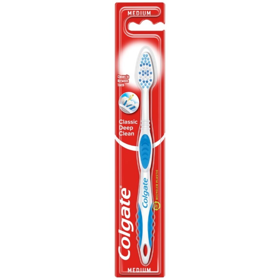 Зубная щетка Colgate Classic Deep Clean глубокая очистка, средней жесткости: цены и характеристики