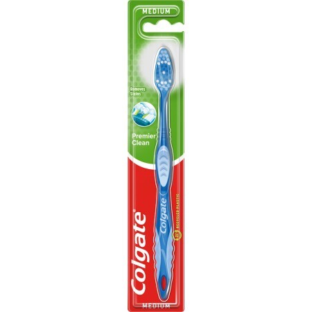 Зубна щітка Colgate Premier Clean відбілююча, середня