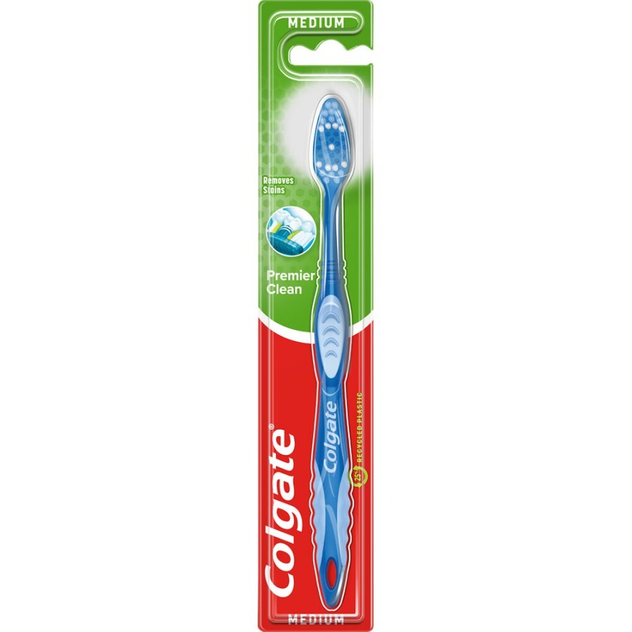 Зубна щітка Colgate Premier Clean відбілююча, середня: ціни та характеристики