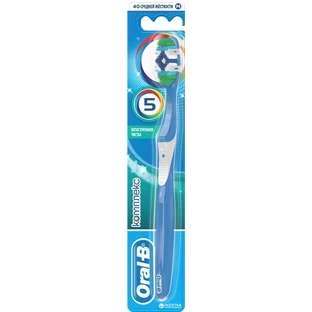 Зубна щітка Oral-B Комплекс П'ятибічне чищення середньої жорсткості