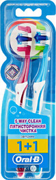 Зубна щітка Oral-B п'ятистороннє чищення 40 середня