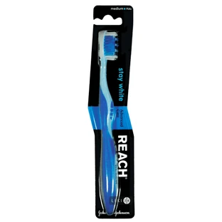 Зубна щітка Reach Stay White середня 1 шт