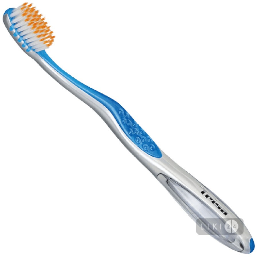 Зубна щітка Trisa Pro Interdental з кришечкою м'яка щетина: ціни та характеристики
