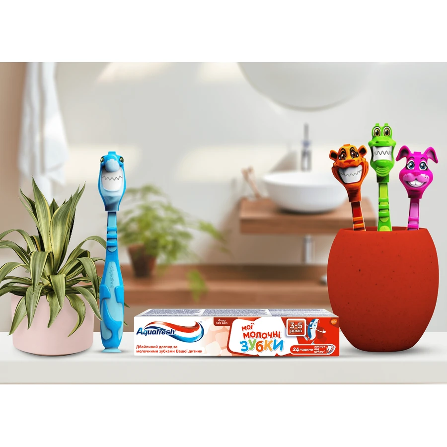 Зубна щітка Aquafresh Мої молочні зубки: ціни та характеристики