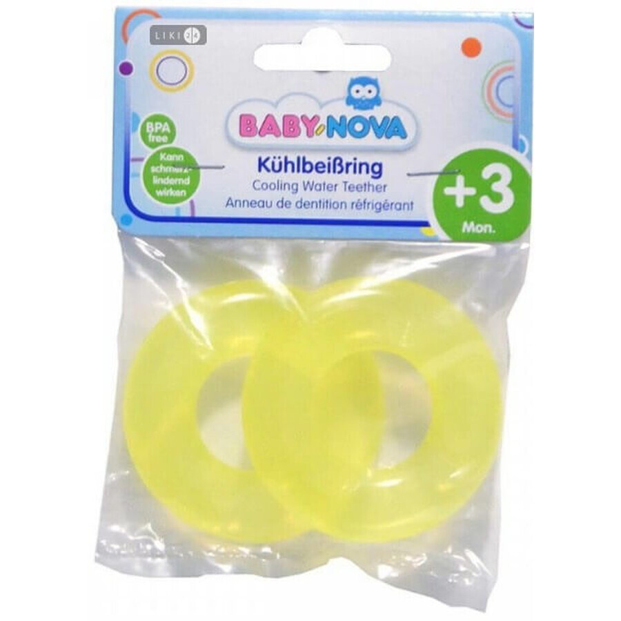 Зубне кільце торгової марки "baby-nova" арт. 31501, охолоджуюче: ціни та характеристики
