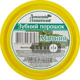 Зубной порошок Домашний стоматолог Мятный, 70 г 