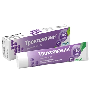 Троксевазин гель 2 % туба 100 г
