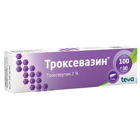 Троксевазин гель 2 % туба 100 г: цены и характеристики