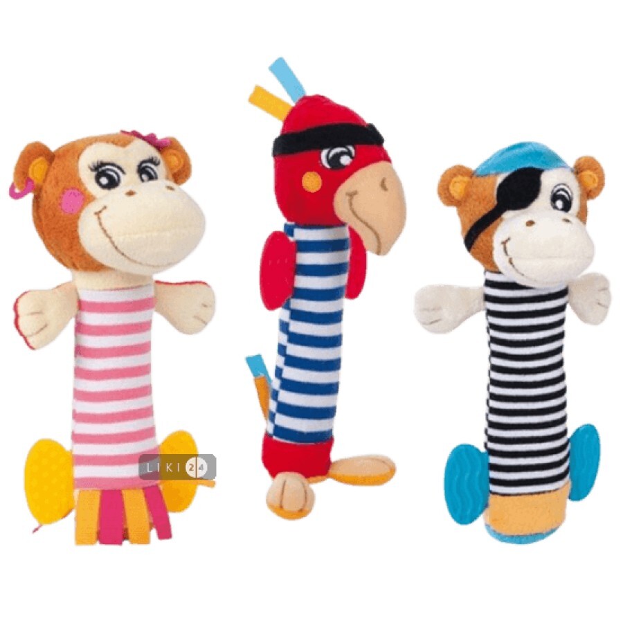 Мягкая игрушка Canpol Babies Пират с пищалкой 68/034: цены и характеристики