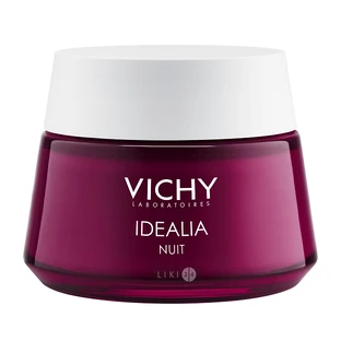 Гель-бальзам для лица Vichy Idealia ночной восстанавливающий для всех типов кожи, 50 мл