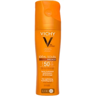 Солнцезащитный спрей для тела Vichy Soleil Bronze Идеальный загар SPF-50+ 200 мл