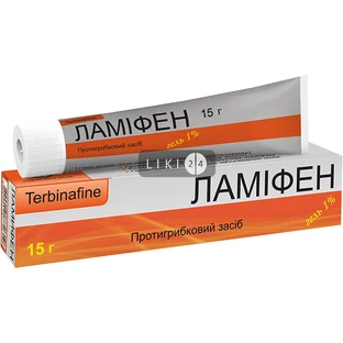 Ламифен гель 1 % туба 15 г