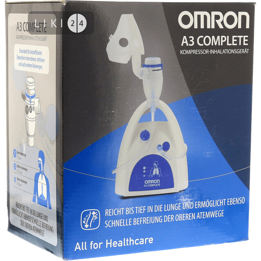 Інгалятор компресорний OMRON A3 Complete (NE-C300-E): ціни та характеристики