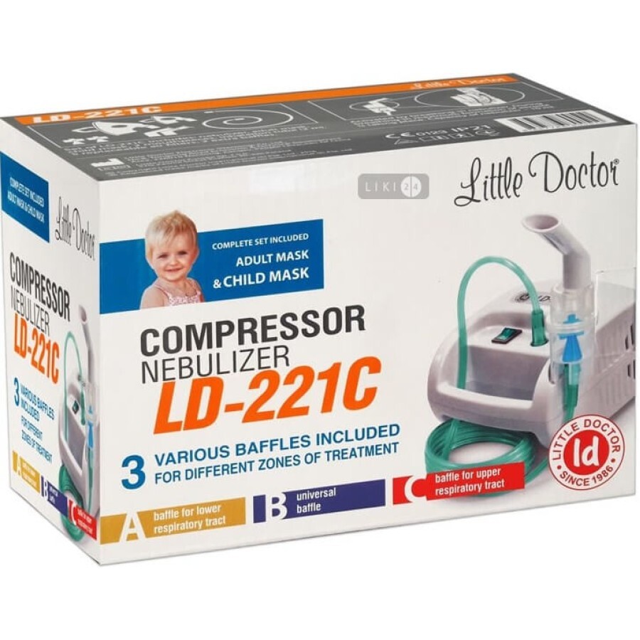 Ингалятор Little Doctor LD-221C, компрессорный : цены и характеристики