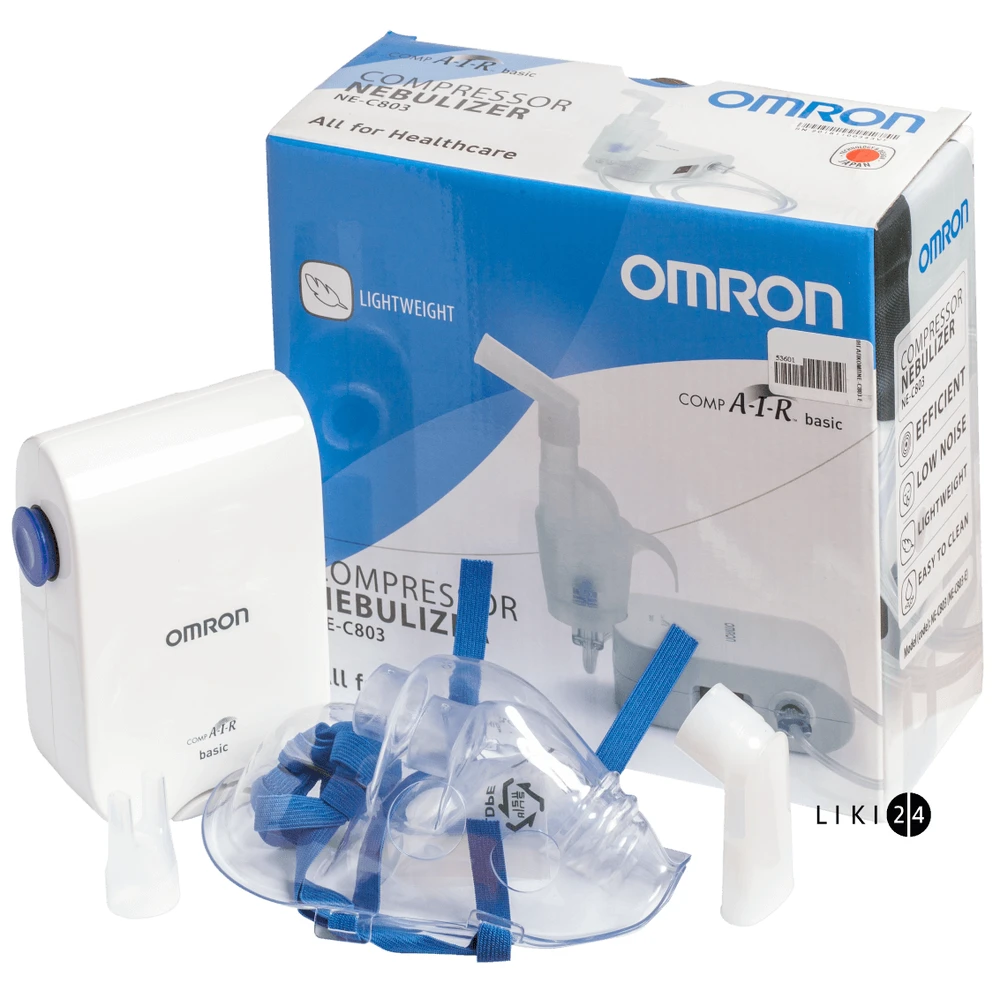 Інгалятор Omron NE-C803 (NE-C803-E) компресорний : ціни та характеристики