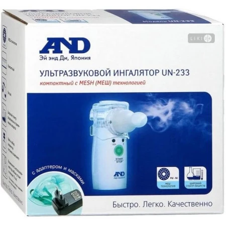 Ингалятор A&D UN-233, ультразвуковой : цены и характеристики