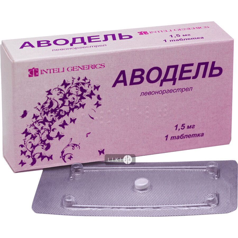 Аводель табл. 1,5 мг блистер: цены и характеристики