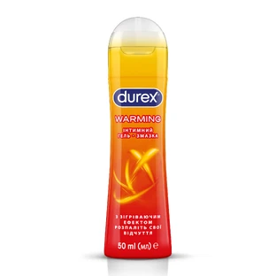 Интимный гель-смазка DUREX® Warming  на силиконовой основе с согревающим еффектом (лубрикант), 50 мл 