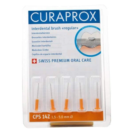 Міжзубні змінні йоржики Curaprox CPS14Z Regular 1,5 мм, 5 шт.: ціни та характеристики
