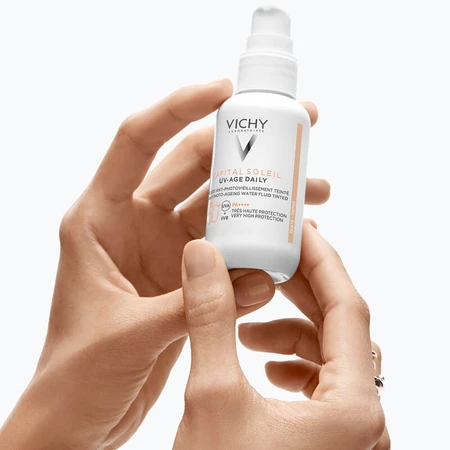 Солнцезащитный невесомый флюид Vichy Capital Soleil против признаков фотостарения кожи лица с универсальным тонирующим пигментом SPF 50+, 40 мл: цены и характеристики