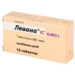 Левана IC табл. 2 мг, в пачці №10